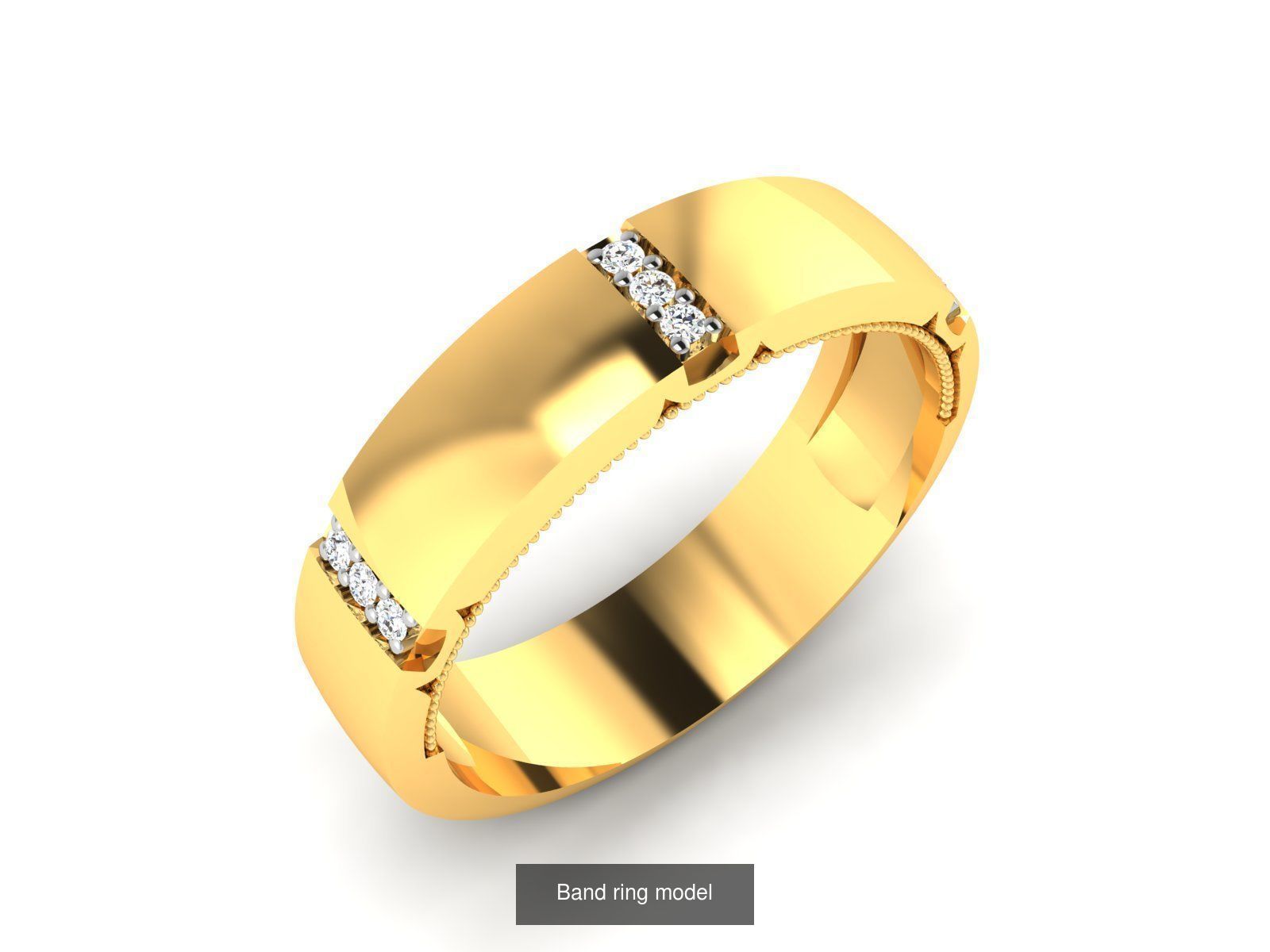 56 Band ring with renders 3dm 3D Model Collection_52