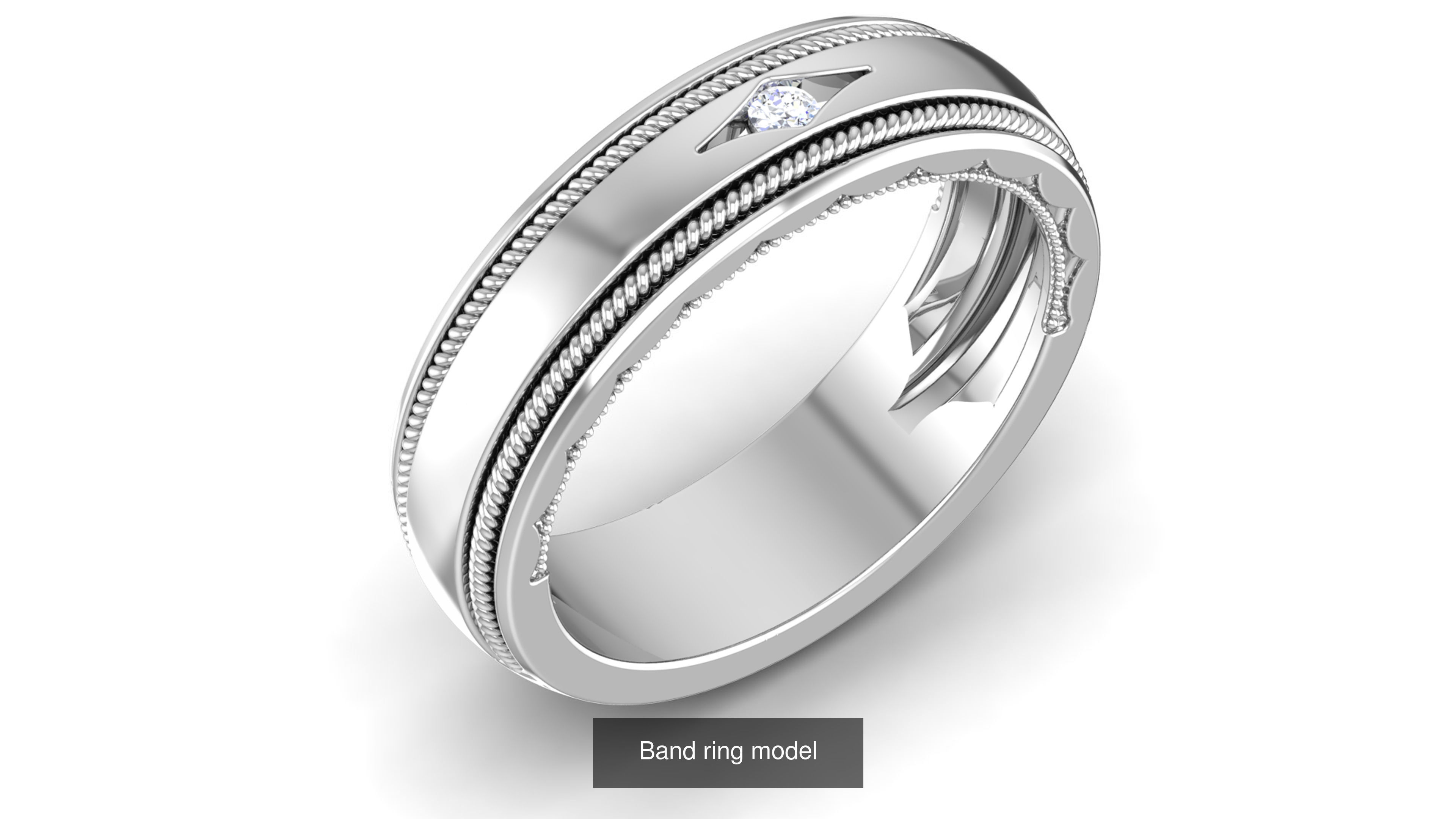 56 Band ring with renders 3dm 3D Model Collection_55