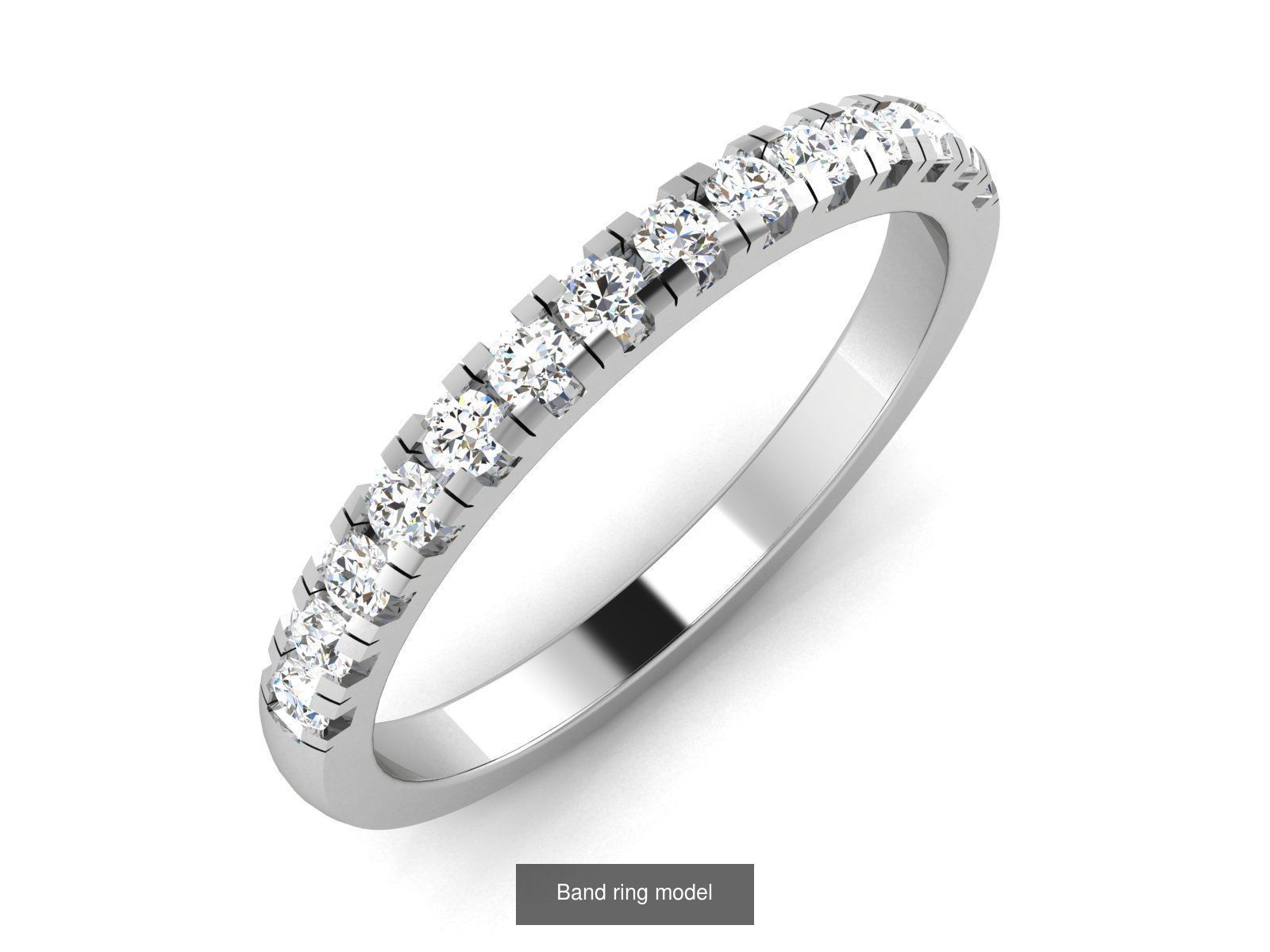 56 Band ring with renders 3dm 3D Model Collection_6