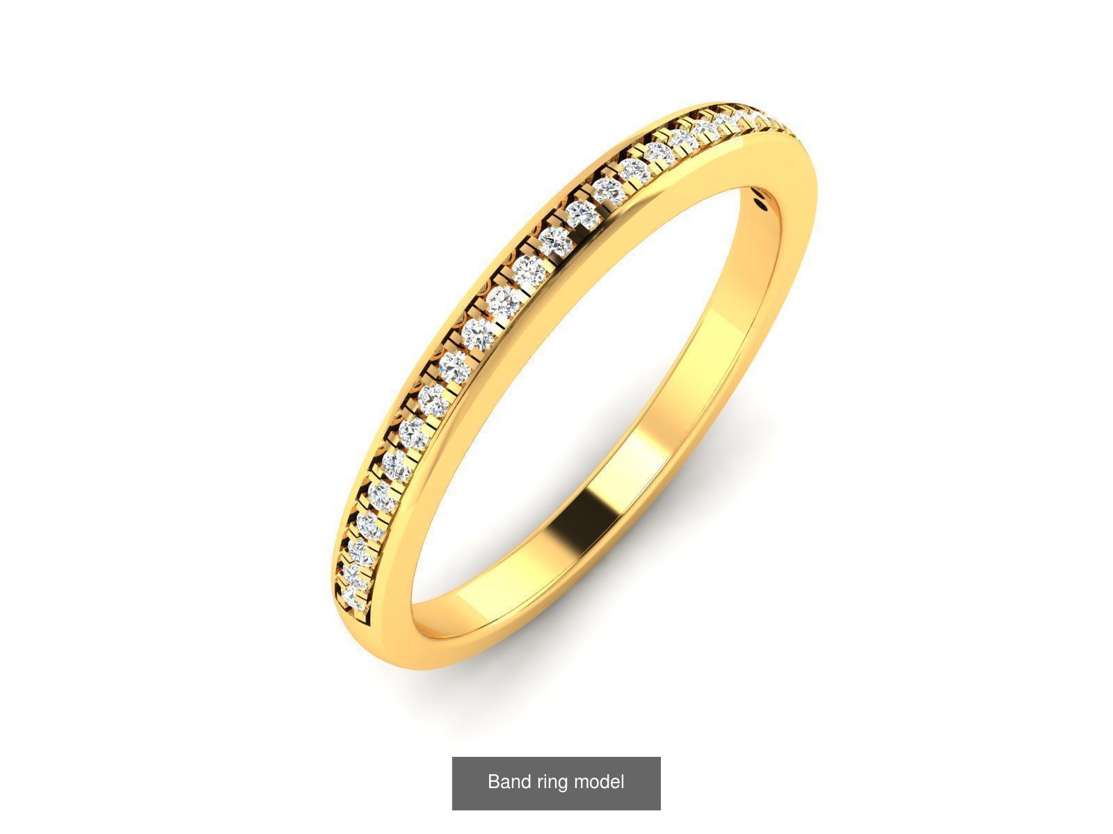 56 Band ring with renders 3dm 3D Model Collection_24
