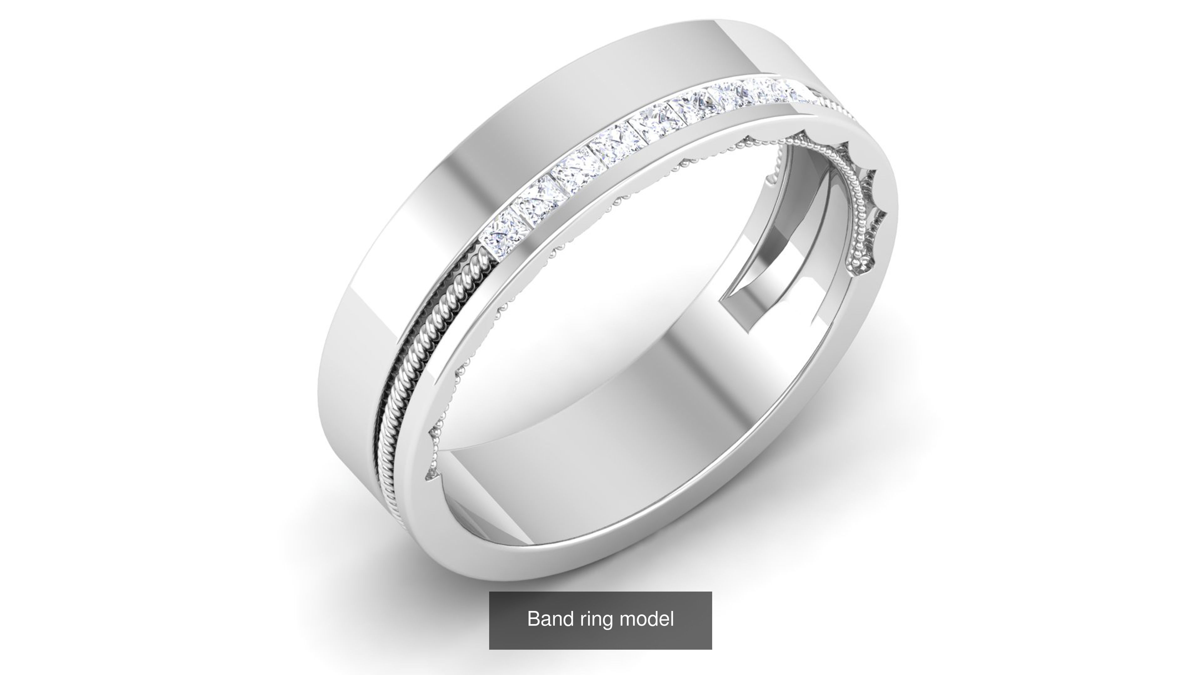 56 Band ring with renders 3dm 3D Model Collection_38