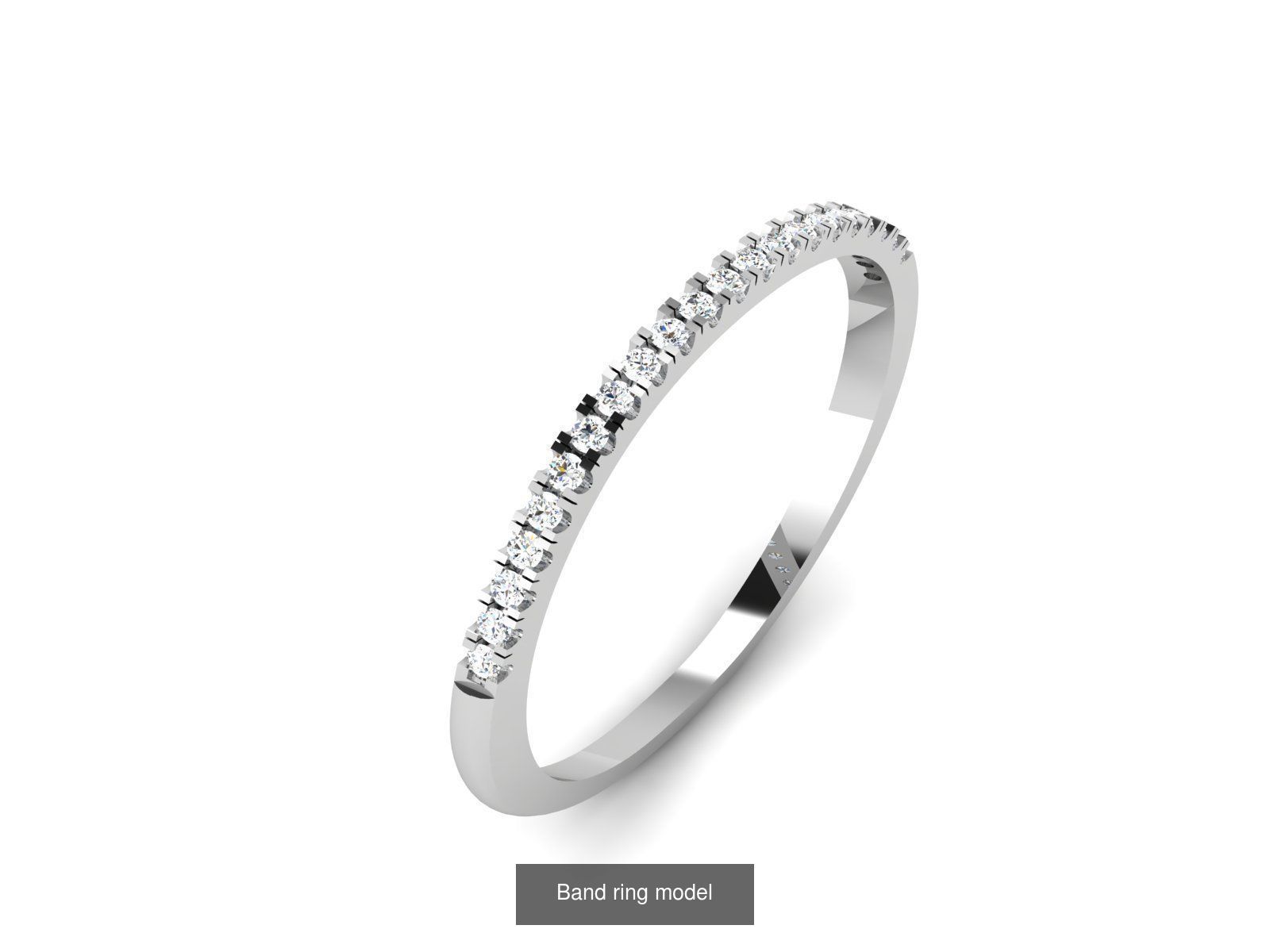 56 Band ring with renders 3dm 3D Model Collection_16