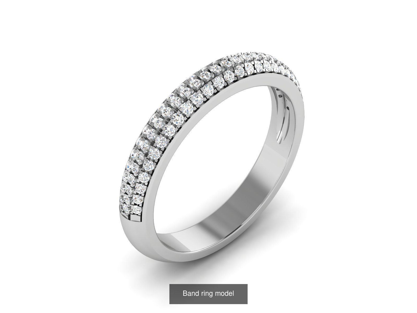 56 Band ring with renders 3dm 3D Model Collection_14