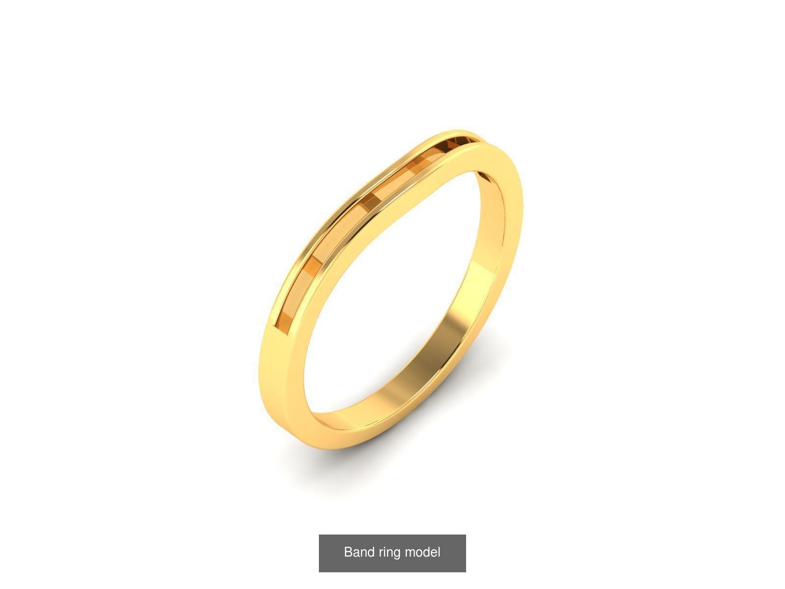 56 Band ring with renders 3dm 3D Model Collection_15