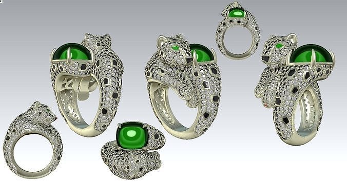 Movable ring head and hands are movable 3D print model