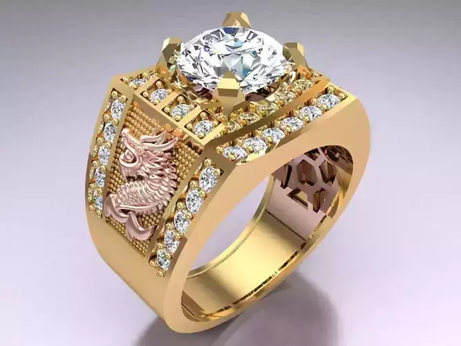 Dragon Rings - Men ring - N854