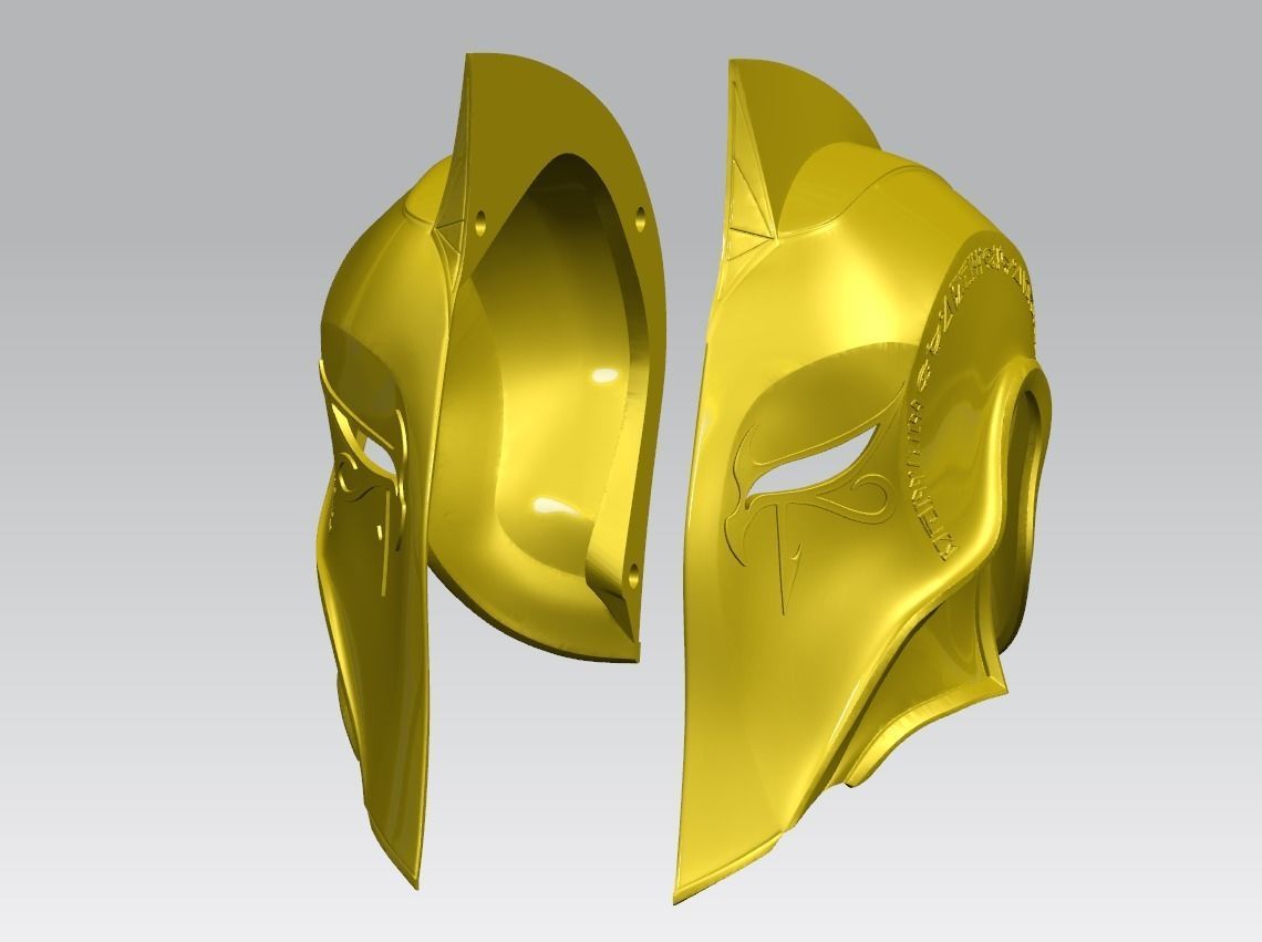 Doctor Fate Helmet Cosplay 3D model ready print 3D print model_5