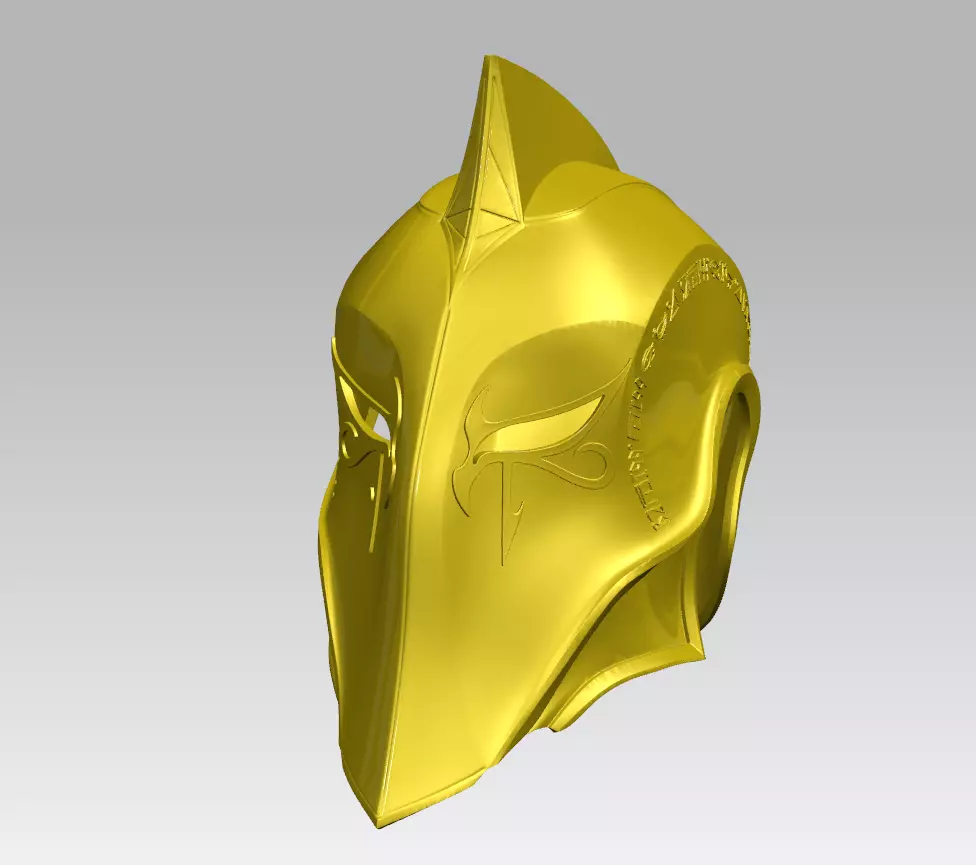 Doctor Fate Helmet Cosplay 3D model ready print 3D print model_0