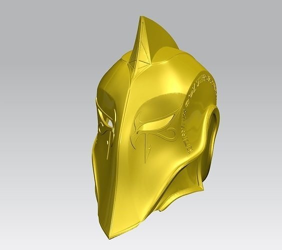 Doctor Fate Helmet Cosplay 3D model ready print 3D print model