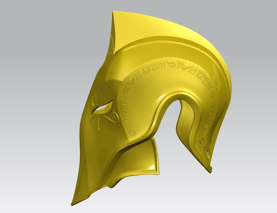 Doctor Fate Helmet Cosplay 3D model ready print 3D print model_1