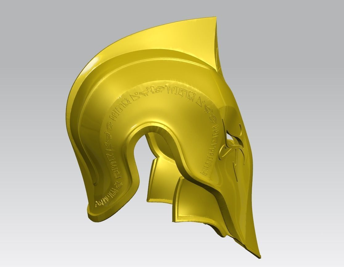 Doctor Fate Helmet Cosplay 3D model ready print 3D print model_3