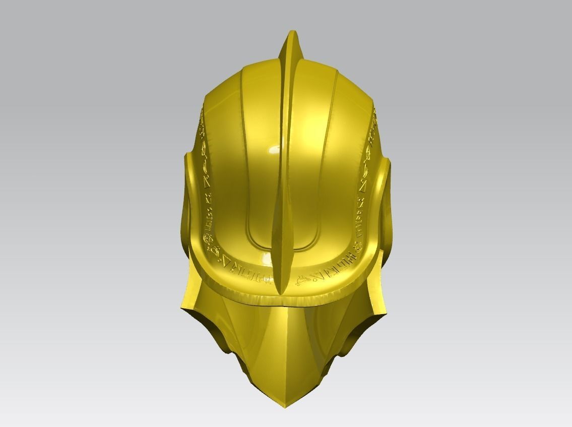Doctor Fate Helmet Cosplay 3D model ready print 3D print model_2