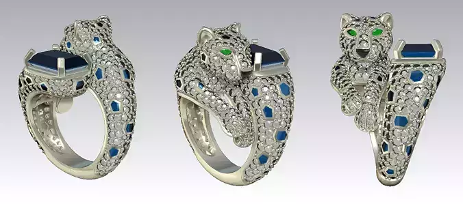 Movable ring the head and hands are movable 2