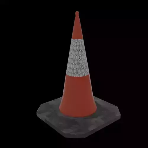 Street Cone - game ready