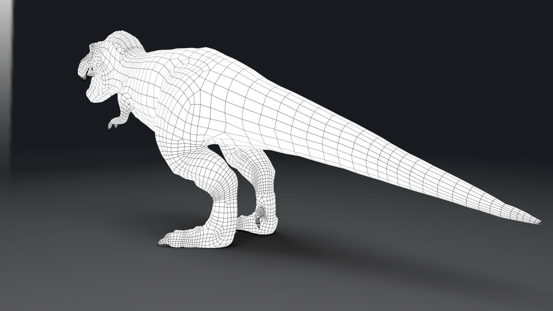 Dinosaur Zhuchengtyrannus Magnus- Ancestor of TRex  58 Anims Low-poly 3D model_22