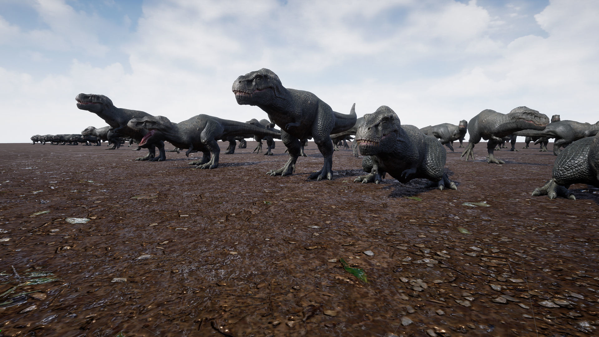 Dinosaur Zhuchengtyrannus Magnus- Ancestor of TRex  58 Anims Low-poly 3D model_15