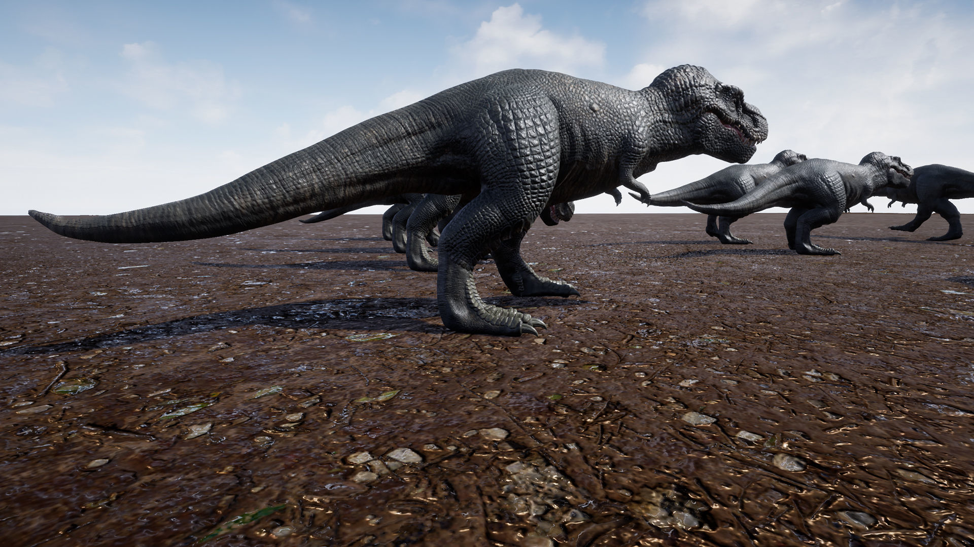 Dinosaur Zhuchengtyrannus Magnus- Ancestor of TRex  58 Anims Low-poly 3D model_17