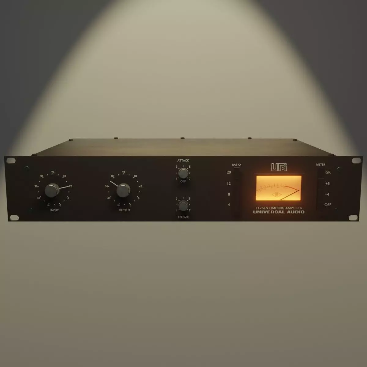 Universal Audio 1176 LN 3D model_0