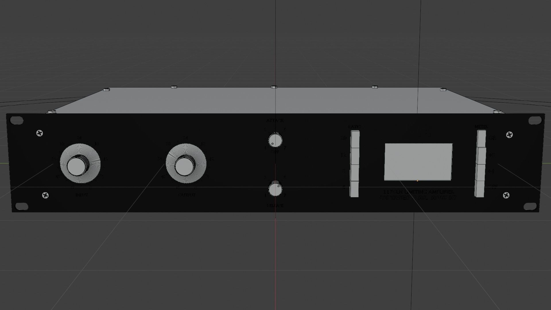 Universal Audio 1176 LN 3D model_6