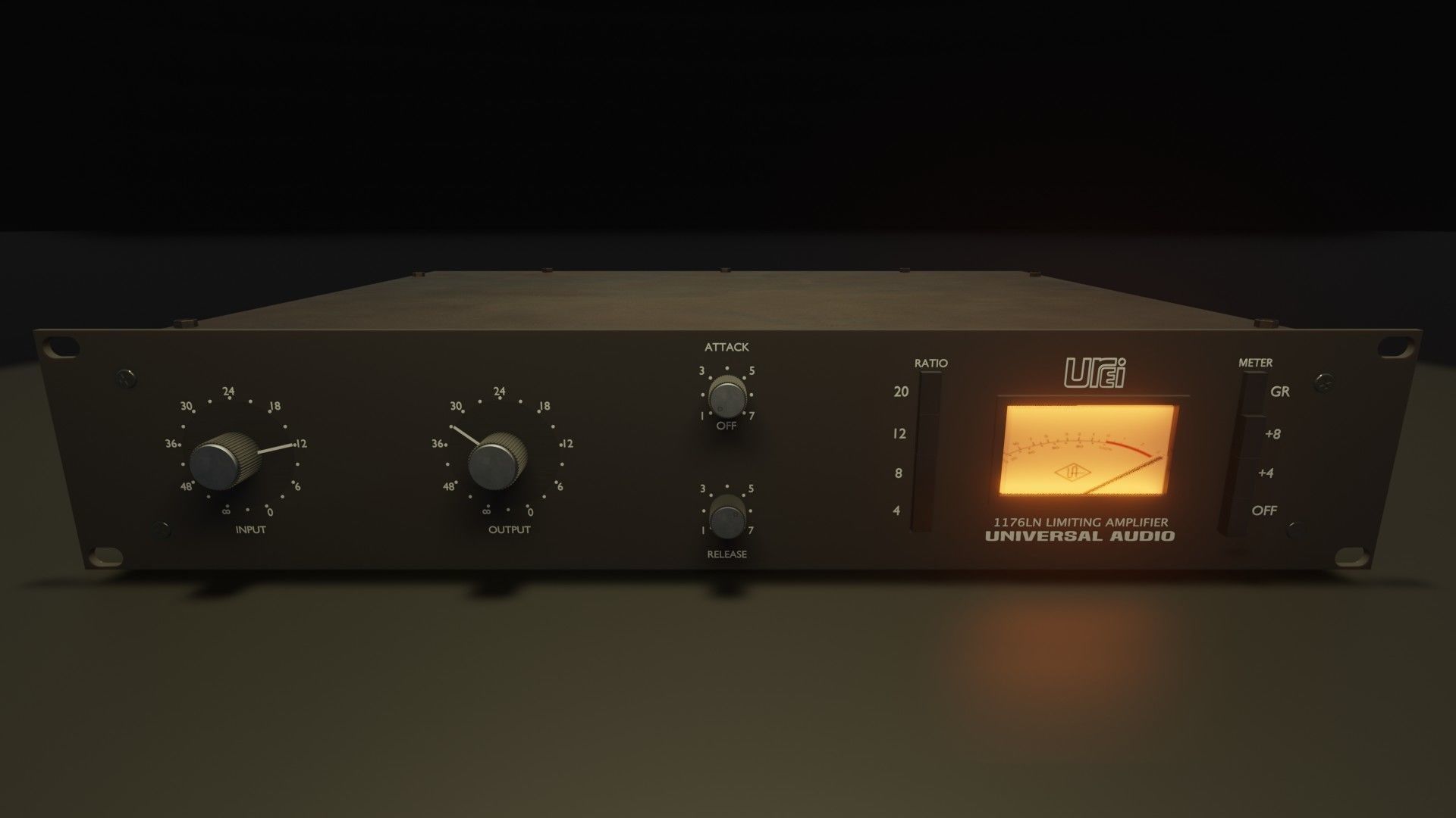Universal Audio 1176 LN 3D model_3
