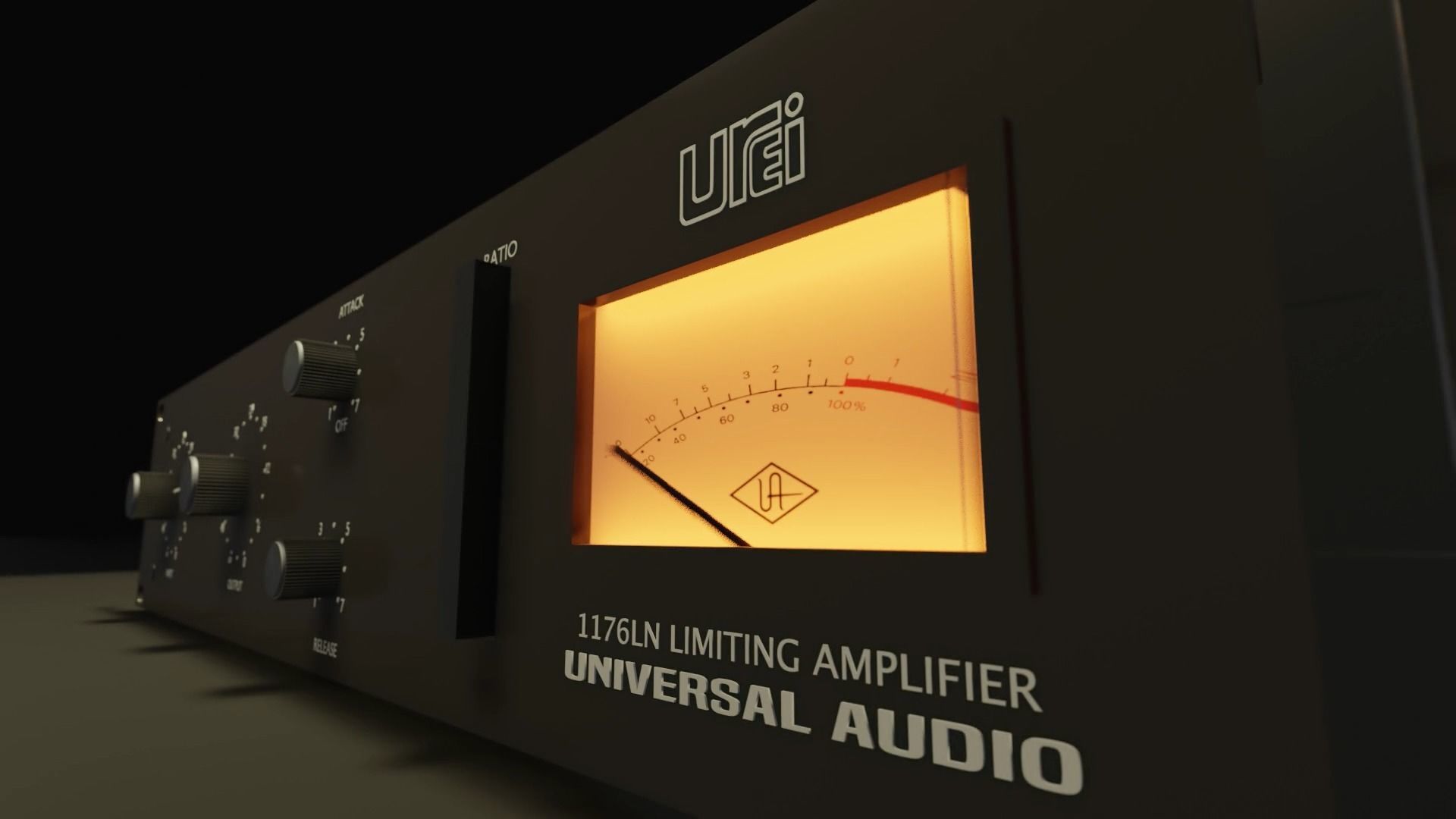 Universal Audio 1176 LN 3D model_5