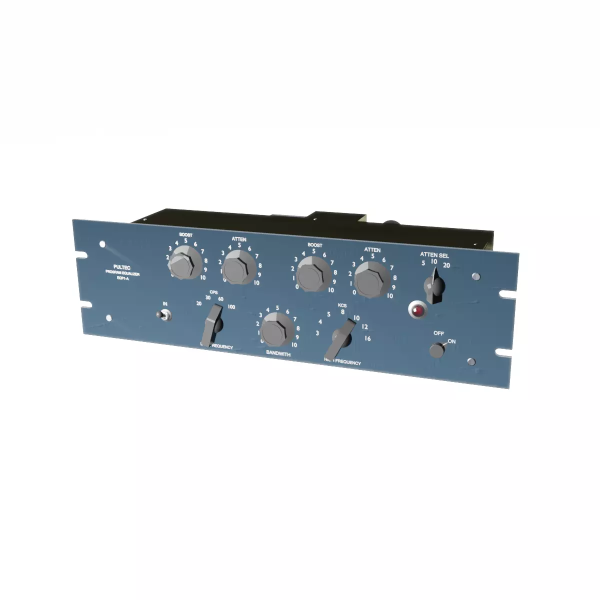 Pultec EQP-1A 3D model