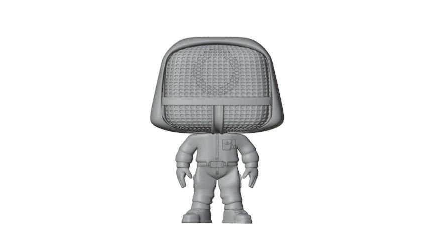 Funko Pop - Squid Game - Masked Worker - Round Six 3D print model_10
