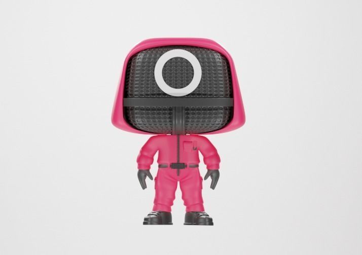 Funko Pop - Squid Game - Masked Worker - Round Six 3D print model_1