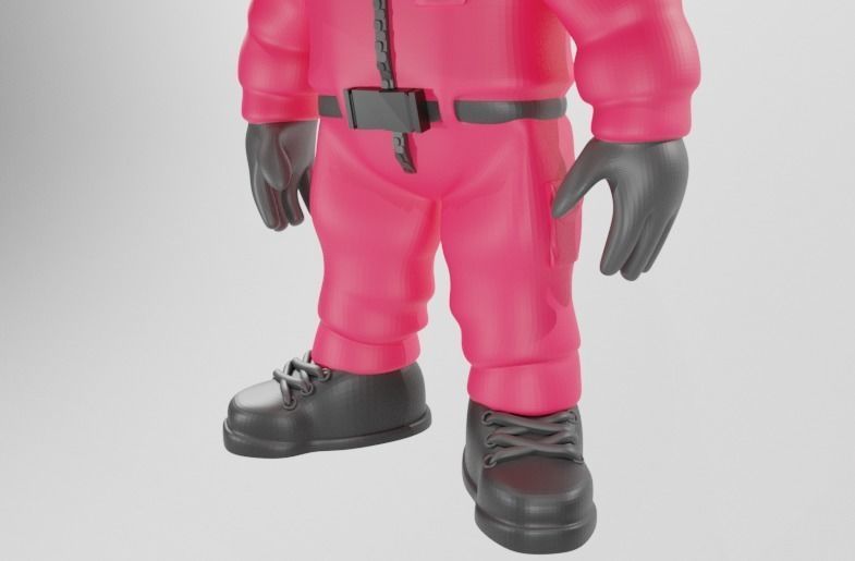 Funko Pop - Squid Game - Masked Worker - Round Six 3D print model_8