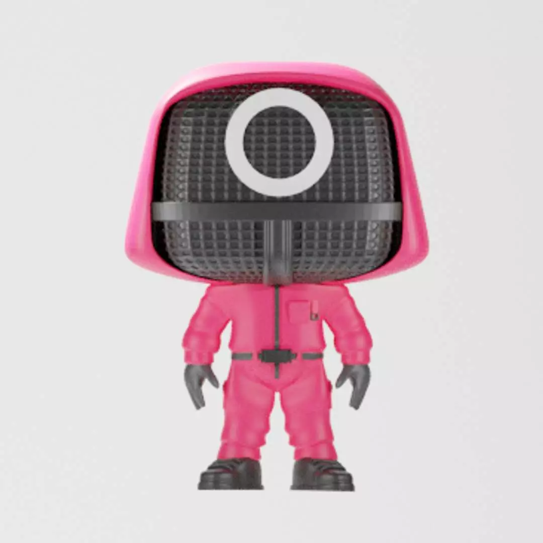 Funko Pop - Squid Game - Masked Worker - Round Six 3D print model_0
