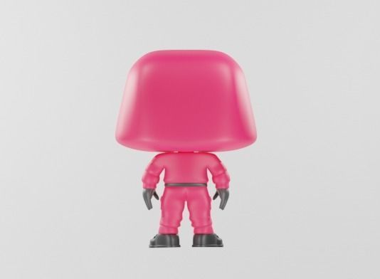 Funko Pop - Squid Game - Masked Worker - Round Six 3D print model_5