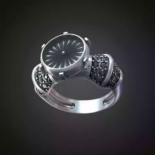 Ring engine airplane turbine Free 3D print model