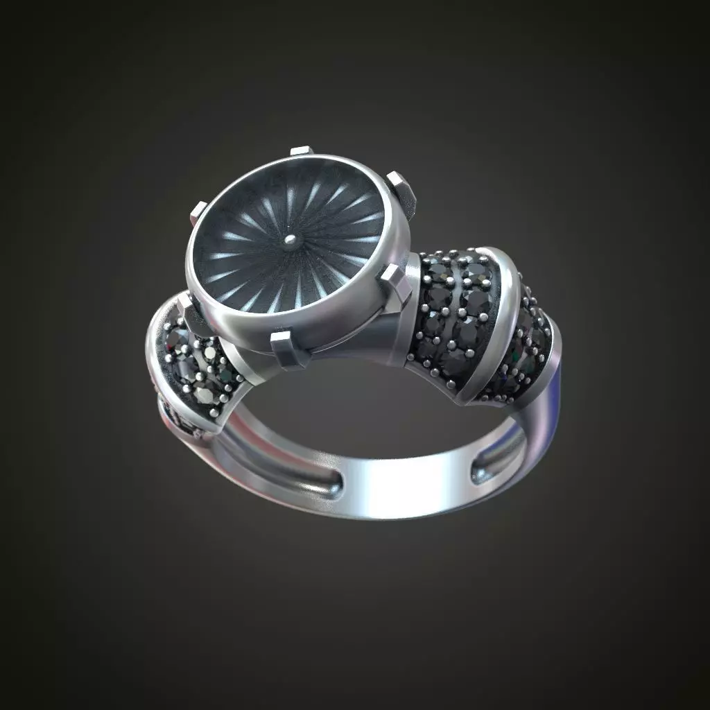 Ring engine airplane turbine Free 3D print model