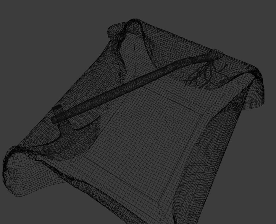 TURGUT BEY AXE Low-poly 3D model_3