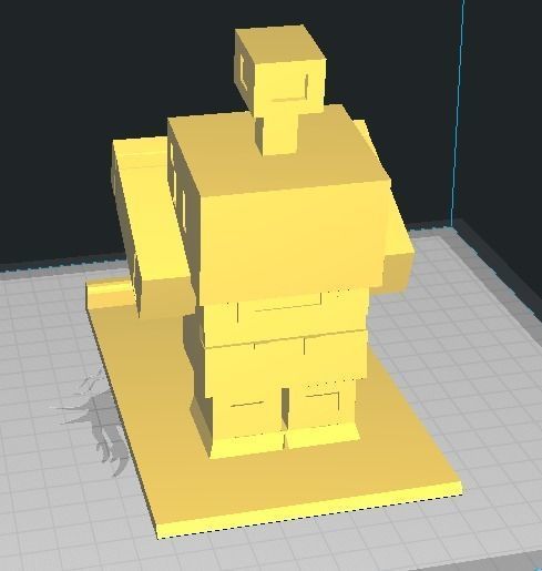 Minecraft Ptrint Copper Golem  3D print model_10