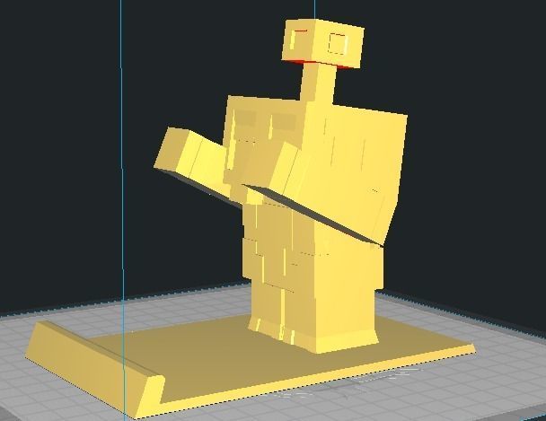 Minecraft Ptrint Copper Golem  3D print model_7
