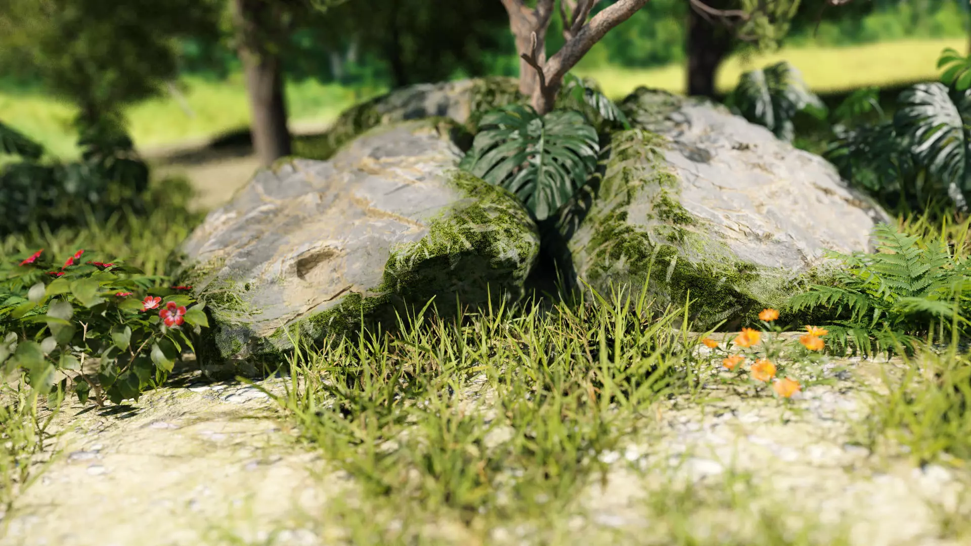 Rock Asset Free 3D model
