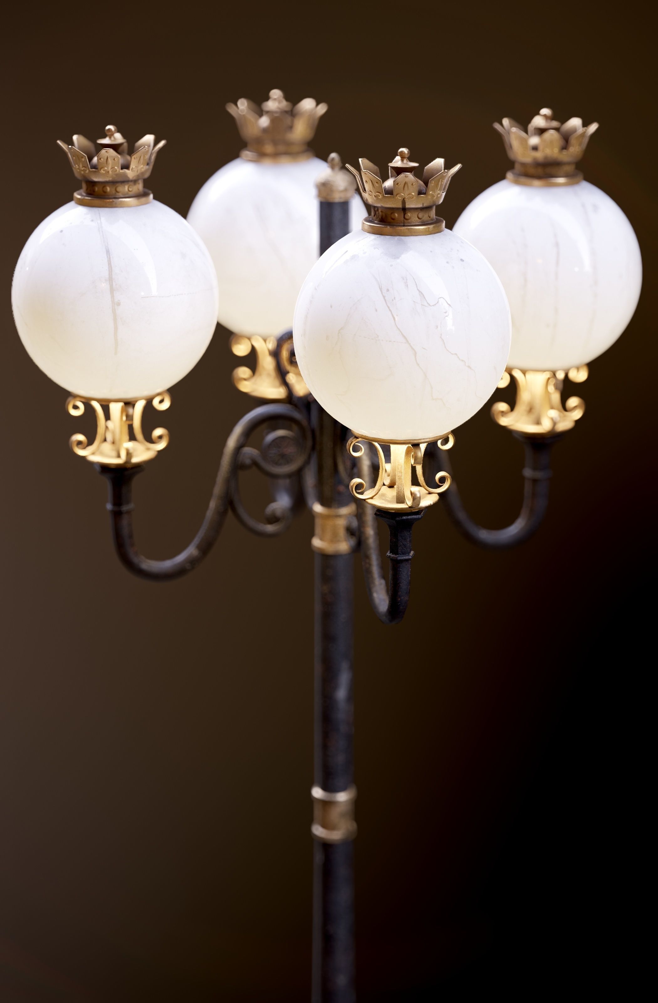 Modular Street Sphere Lamp 8K - 10 sizes Low-poly 3D model_9