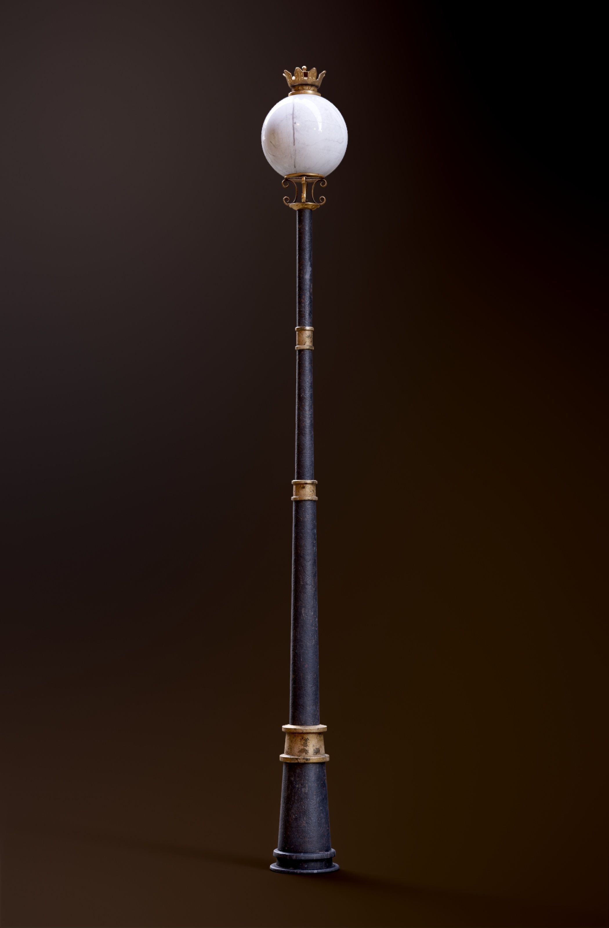 Modular Street Sphere Lamp 8K - 10 sizes Low-poly 3D model_43