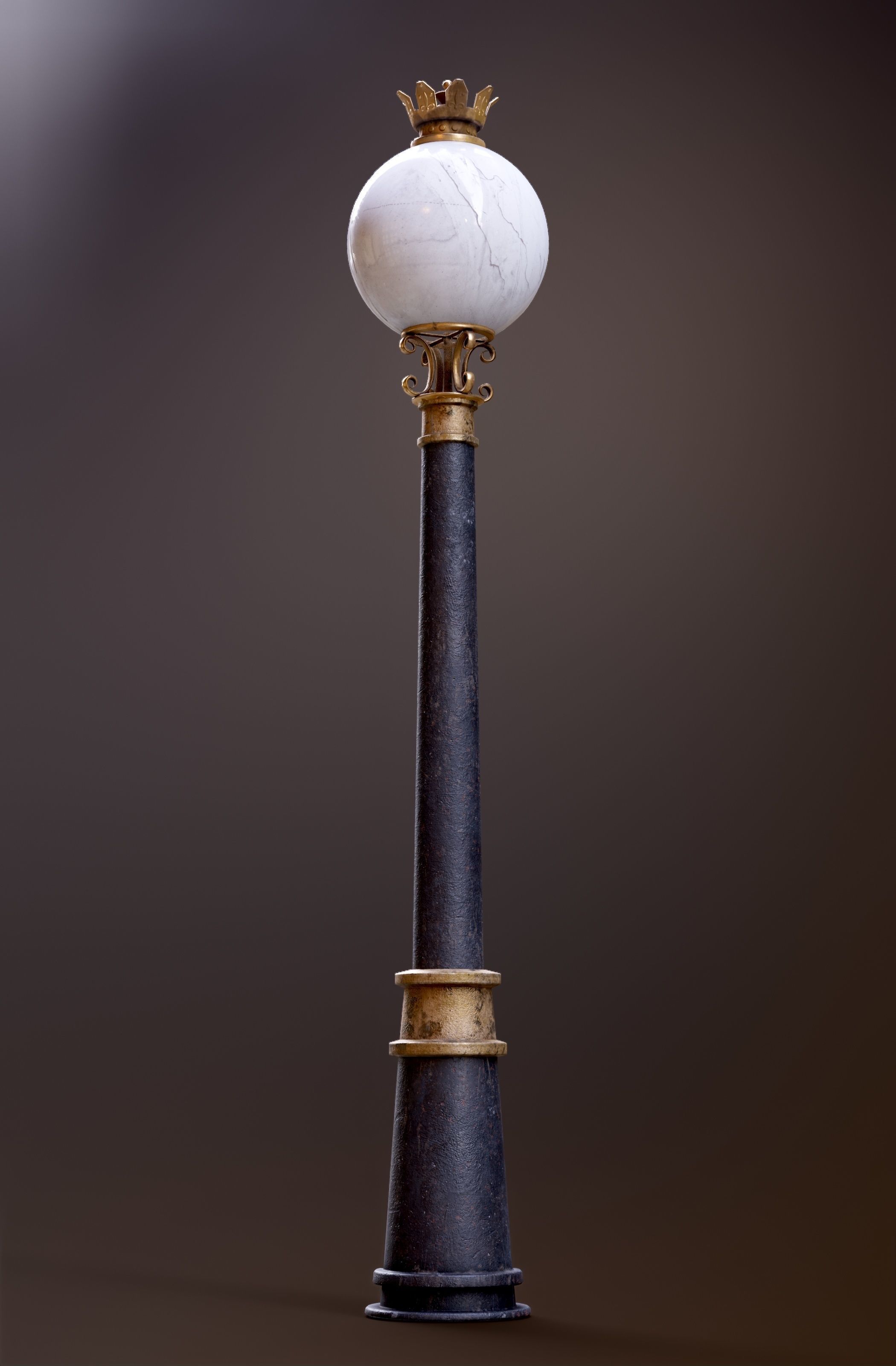 Modular Street Sphere Lamp 8K - 10 sizes Low-poly 3D model_33