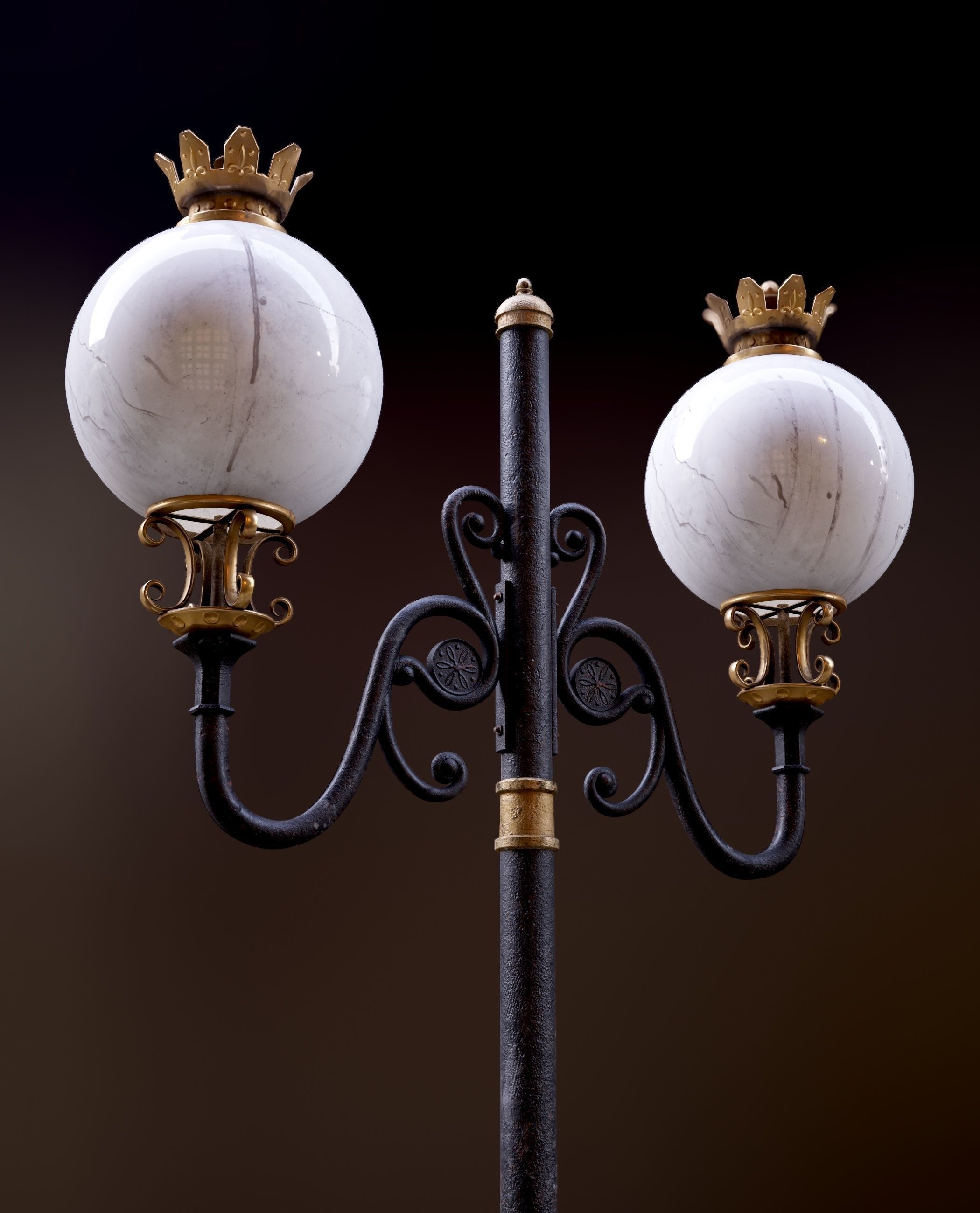 Modular Street Sphere Lamp 8K - 10 sizes Low-poly 3D model_13