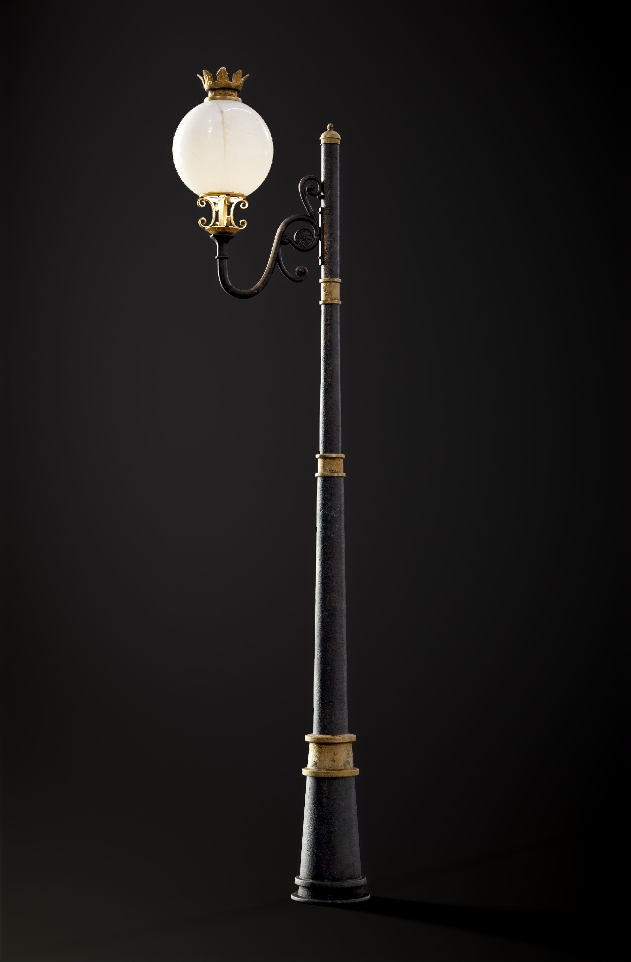 Modular Street Sphere Lamp 8K - 10 sizes Low-poly 3D model_27