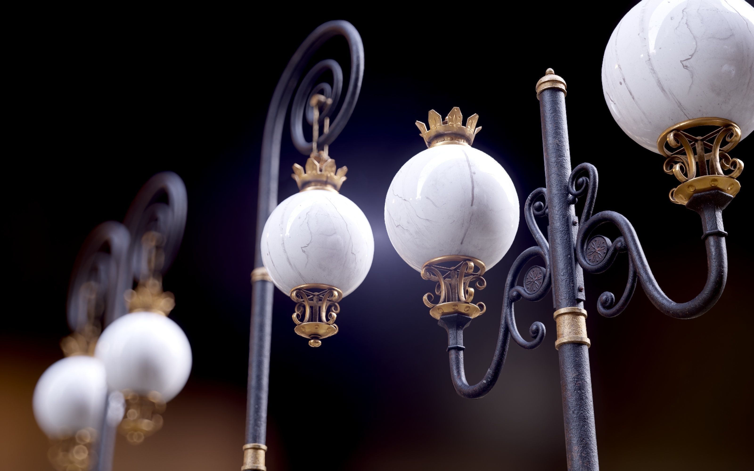 Modular Street Sphere Lamp 8K - 10 sizes Low-poly 3D model_19