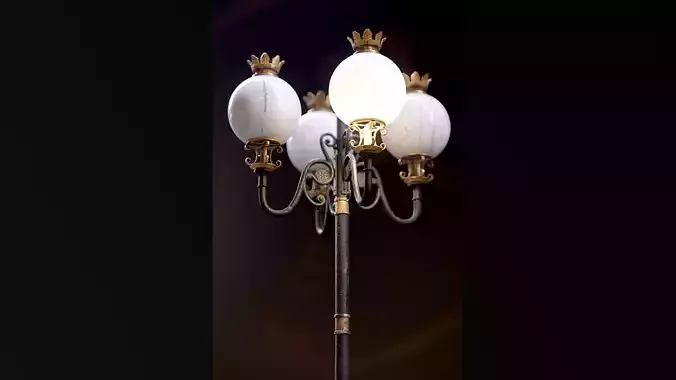 Modular Street Sphere Lamp 8K - 10 sizes