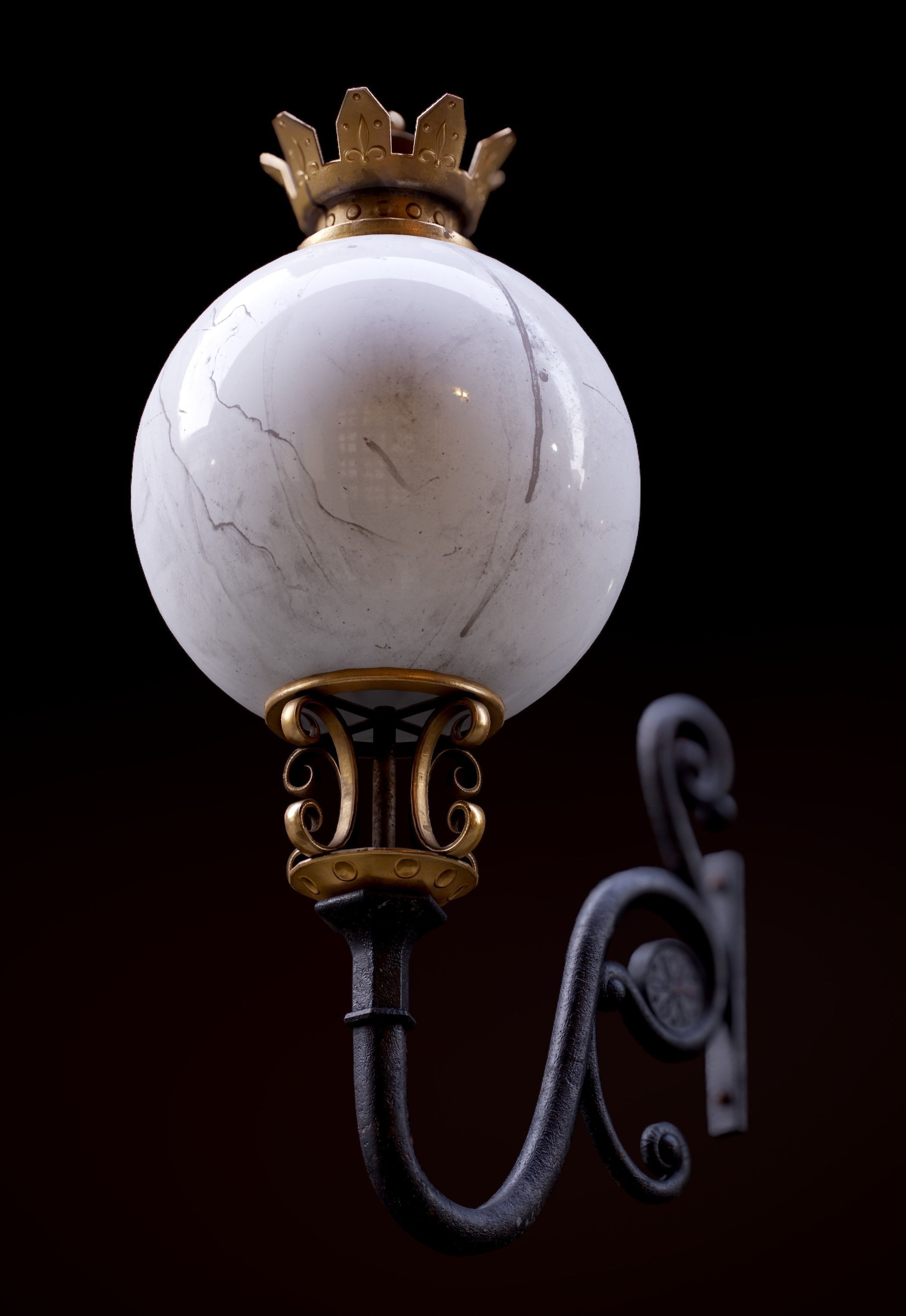 Modular Street Sphere Lamp 8K - 10 sizes Low-poly 3D model_66