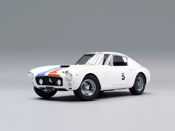 Ferrari 250 GT SWB Berlinetta Racing 3D model