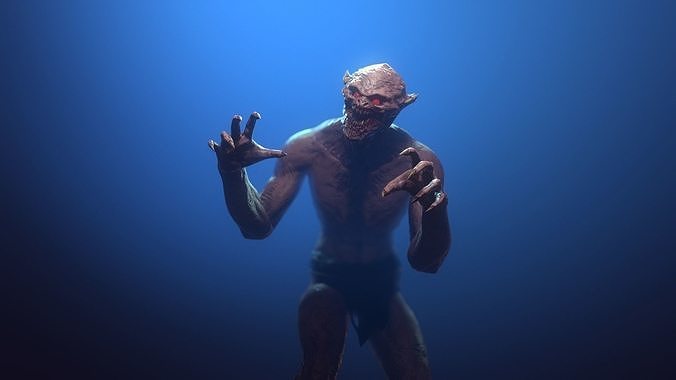 Oldest Vampire Low-poly 3D model