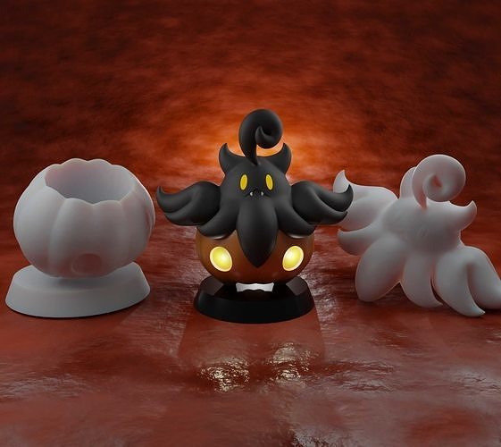 PUMPKABOO BOX - 3D printable Halloween POKEMON BOX Free 3D print model