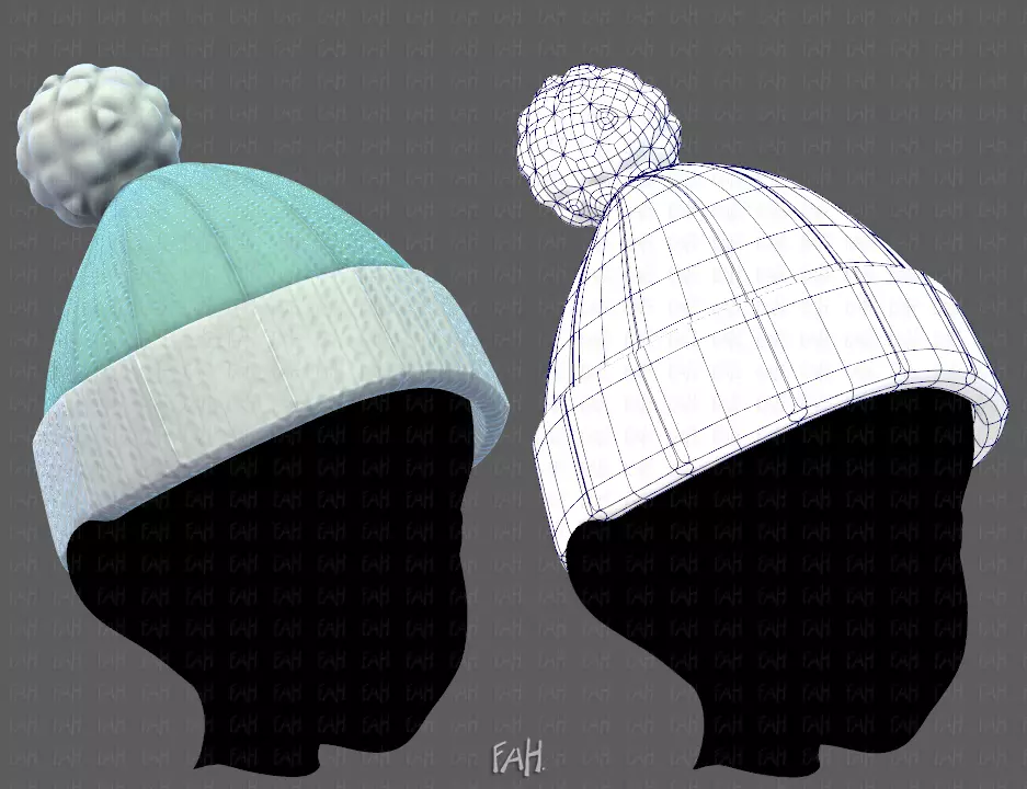 3D model Cap V02 VR / AR / low-poly | CGTrader
