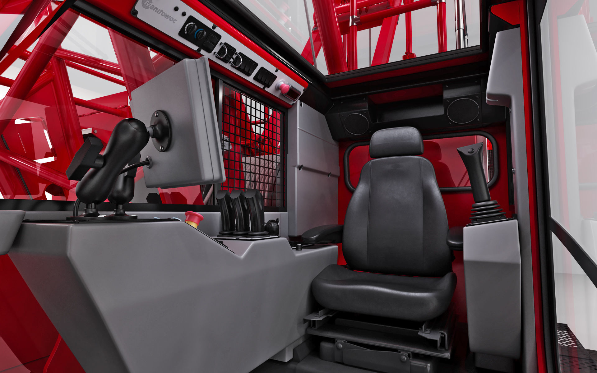 Manitowoc MLC100 Crawler Crane 3D model_13